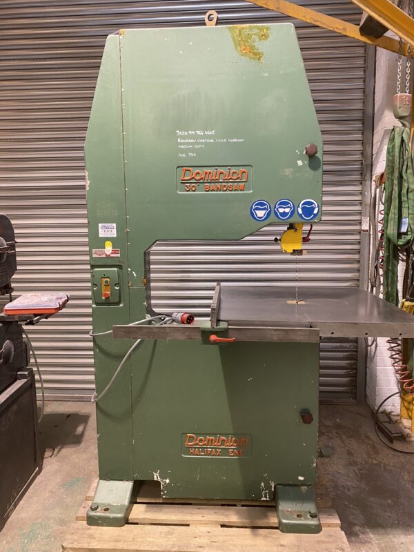 Dominion 30″ Bandsaw SOLD