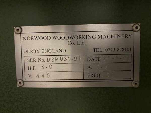 Norwood Spindle Moulder