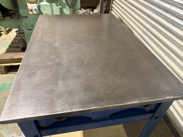 Cast iron surface table, 3ft x 2ft