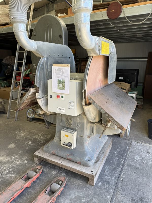 Wadkin JW 36″ Disc Sander DC Braked