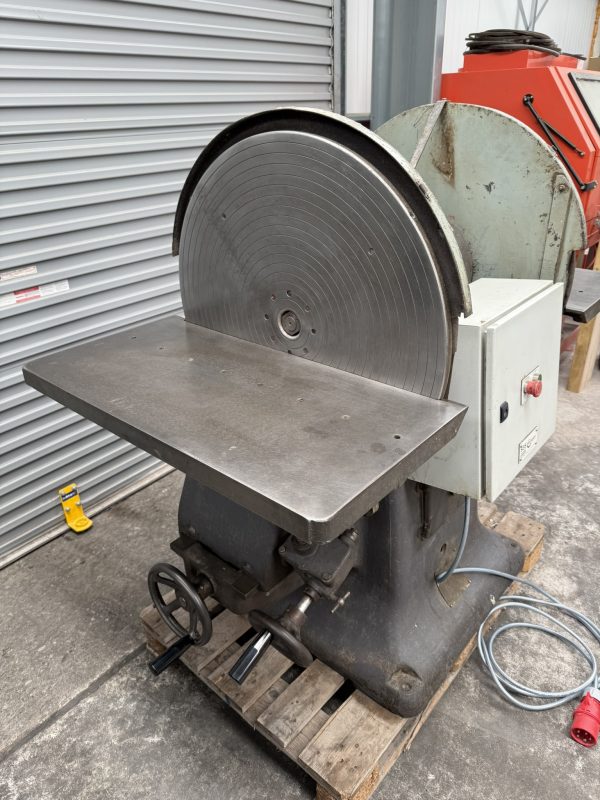 Wadkin 30 inch disc sander